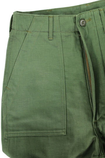 00-5042 HIGH WAIST FATIGUE PANTS 16GREEN-One Wash-2,, small image number 2