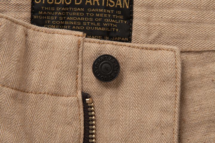 【Pre-Order】1917 12oz FOX COTTON Baker Pants Regular Straight,BROWN, medium image number 3