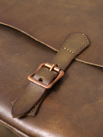 VS-248L LEATHER POSTMAN SHOULDER BAG TYPE-1 (OLIVE),, small image number 4