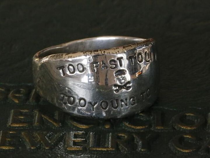 17AJK-255 'Too Fast To Live Too Young To Die' Ring,, medium image number 0