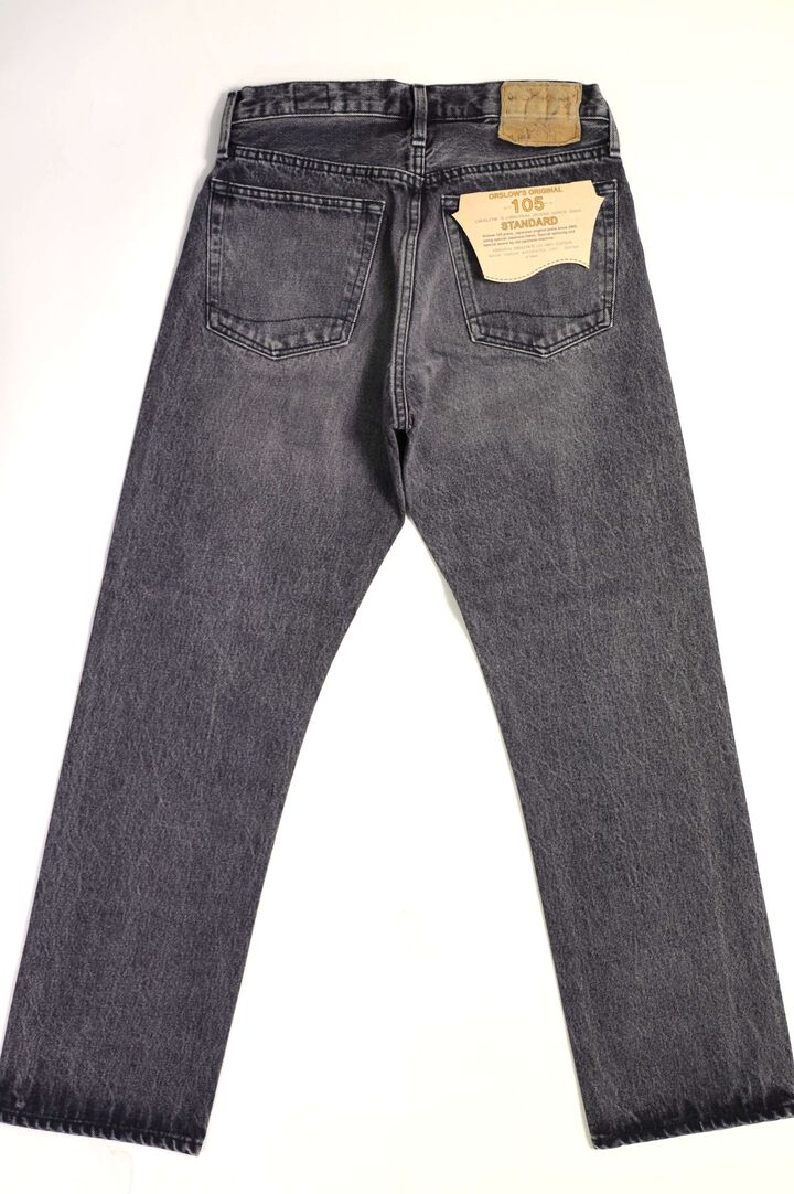 01-1050W-D61S 105 90's BLACK DENIM STONE WASH,, medium image number 1