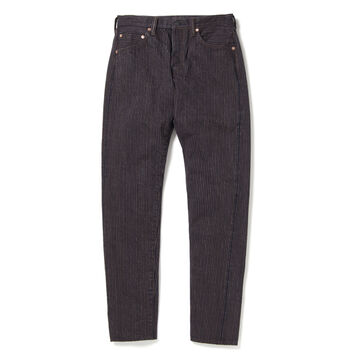 D1830 14OZ KAKISHIBU DENIM HICKORY JEANS RELAX TAPERED,, small image number 0