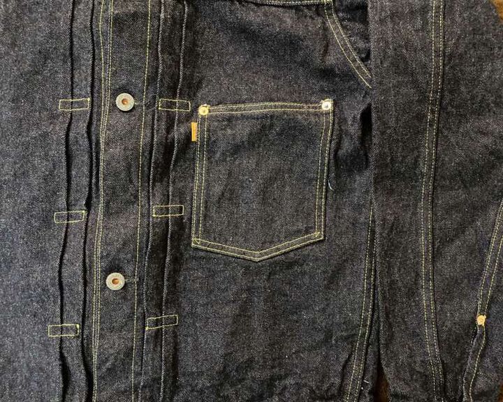 GZ-GJ1ST 16oz WWⅡ1st type denim jacket(One washed)(Right-weave),, medium image number 3