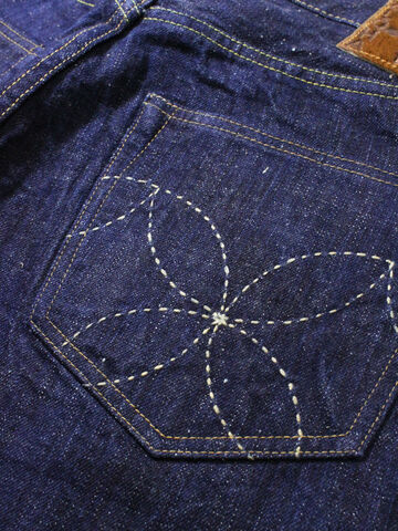 Sugar Cane SC40401 14oz Hawaiian Indigo Mixed Sugar Cane Denim,, small image number 5