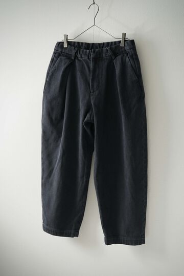 244PT06 Sashiko / Side Seamless Slacks (SUMI+INDIGO),SUMI + INDIGO, small image number 3
