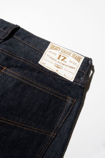 M1803 (001) 17oz Heavy Gauge Jeans / Straight-One Wash-29,, small image number 5