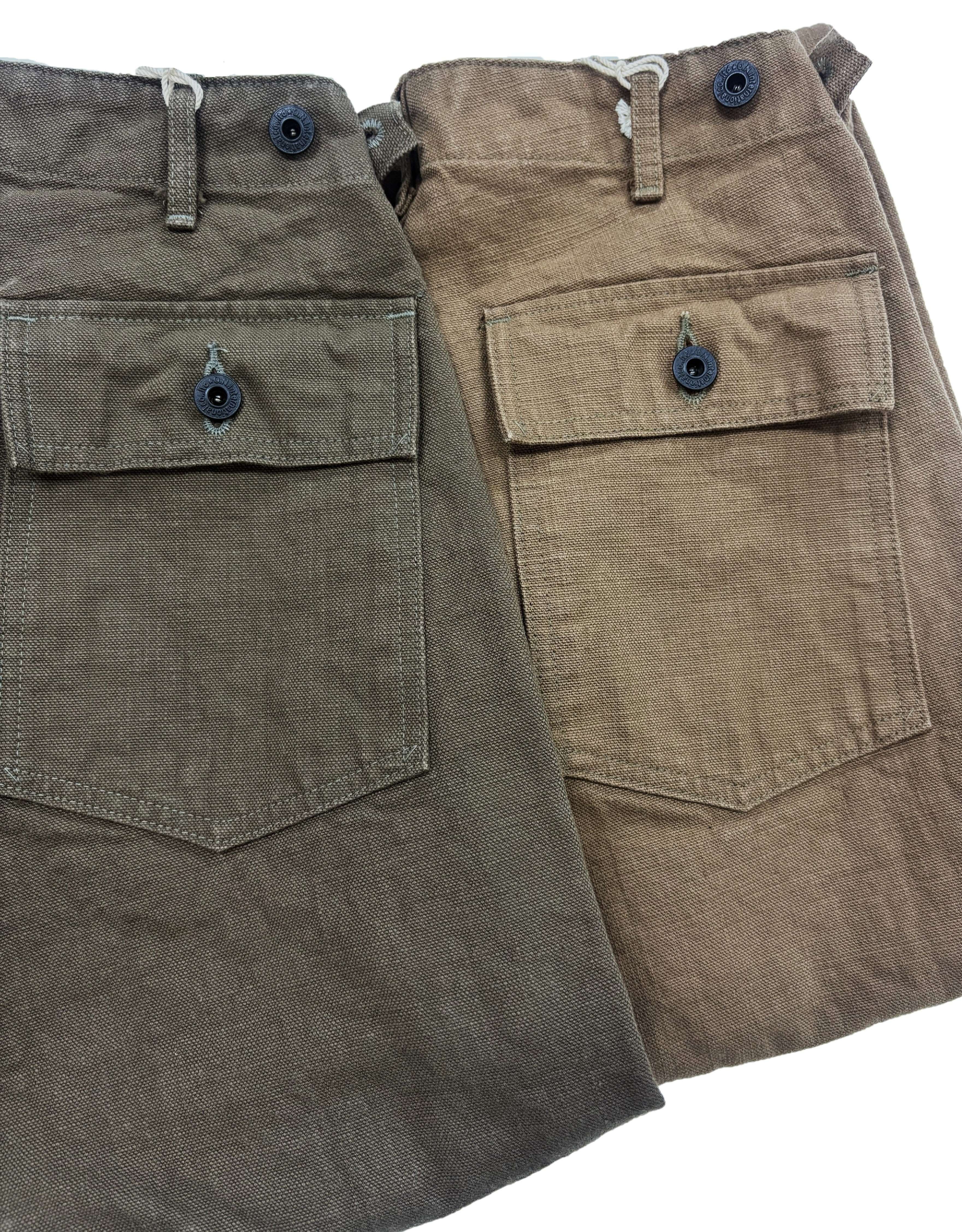 STONE  Denims チノパン カーキ STONE Denims チノパン カーキ Lot 225 - Back Satin Baker Pants - OD