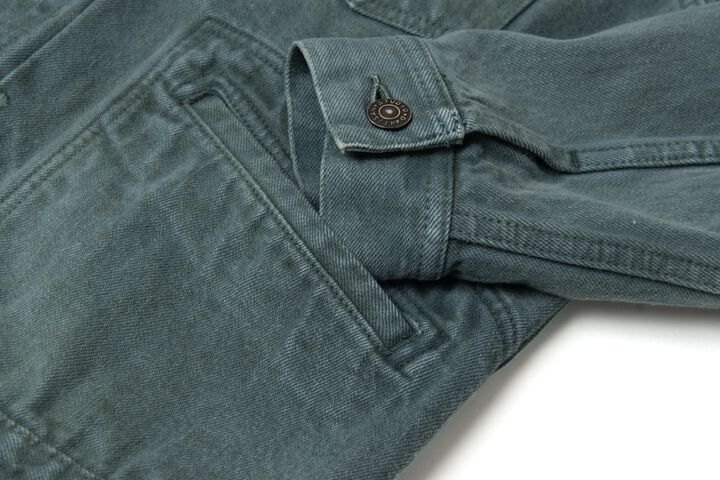 【Pre-Order】D4672 14oz Indigo Green Denim Jacket,, medium image number 5