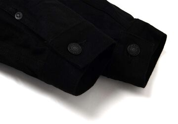 D4609 13.5oz Kyoto Black Dyeing Denim Jacket,, small image number 4