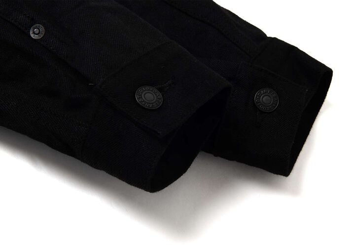 D4609 13.5oz Kyoto Black Dyeing Denim Jacket,, medium image number 4