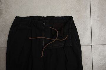 182PT02 Sashiko W-Tuck Pants（BLACK）-BLACK-L,BLACK, small image number 16