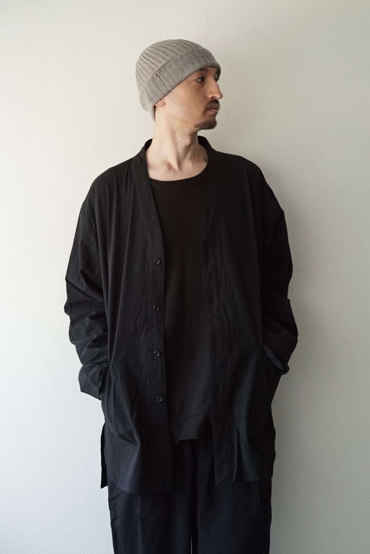 244SH06 GV-Poplin / Cardigan Shirts,LOGWOOD BLACK, medium image number 2
