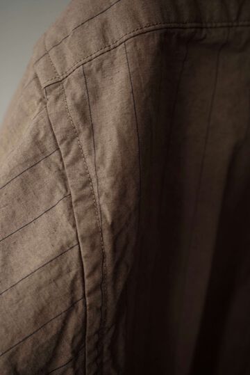 245SH03 Cotton/Linen Stripe / The Shirts,KAKISHIBU, small image number 6
