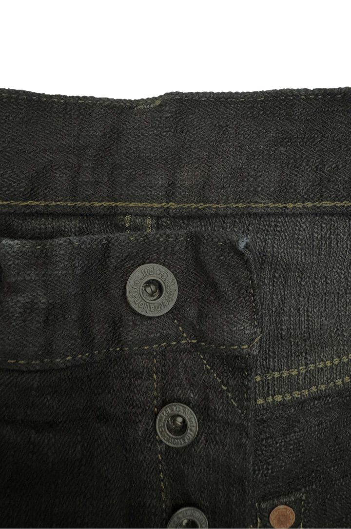 ONI-277Bumpy-黒 (Black) 17oz Bumpy Denim Just Right Straight,, medium image number 10
