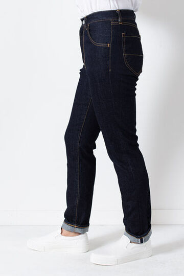 73979 Stretch Denim Slim Tapered Pants BLUE-MEDIUM BLUE-S,MEDIUM BLUE, small image number 2