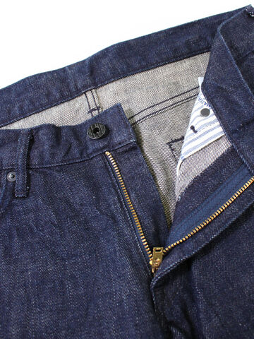 Japan Blue JB0304 12.5oz African Cotton Brown Mixed Selvedge Baguettes Slim Tapered (One Washed),, small image number 4