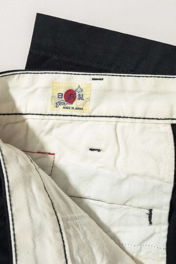 M803E 7.5oz CLASSIC TROUSER CHINO (KHAKI,BROWN,BLACK,BEIGE),BLACK, small image number 4