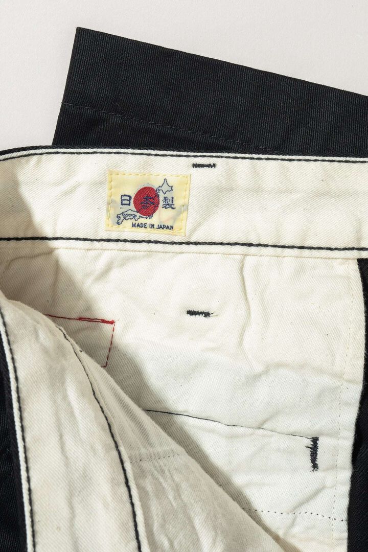 M803E 7.5oz CLASSIC TROUSER CHINO (KHAKI,BROWN,BLACK,BEIGE),BLACK, medium image number 4