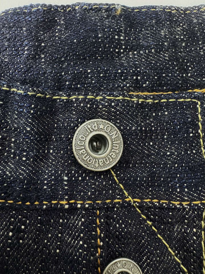 ONI246-KASURI 17oz ONI Kasuri Denim Neat Straight,, medium image number 8