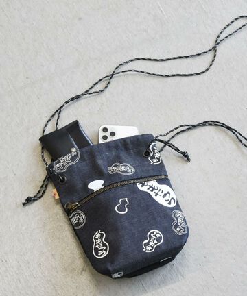 MZBG0039 11.5OZ Denim Drawstring Bag,, small image number 8
