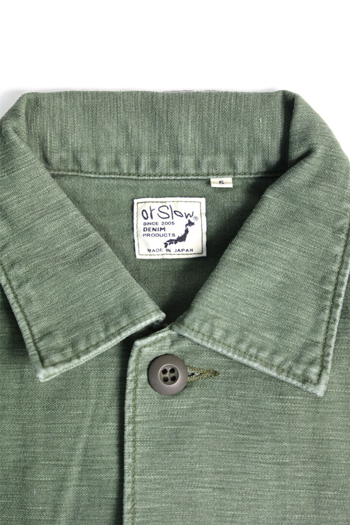 03-8045-216 US ARMY FATIGUE SHIRT USED WASH,, medium