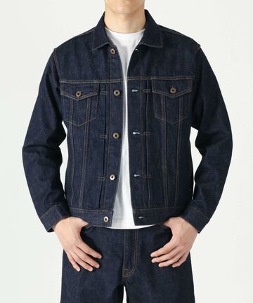 JBGJ1004 12.5oz Type 4th Denim Jacket,INDIGO, small image number 1