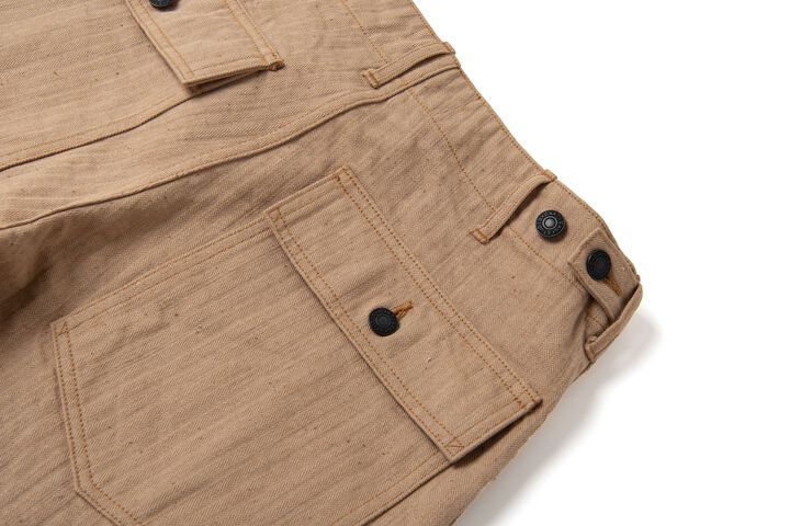 【Pre-Order】1917 12oz FOX COTTON Baker Pants Regular Straight,BROWN, medium image number 6