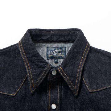 D5571 14oz denim western shirt,, small image number 3