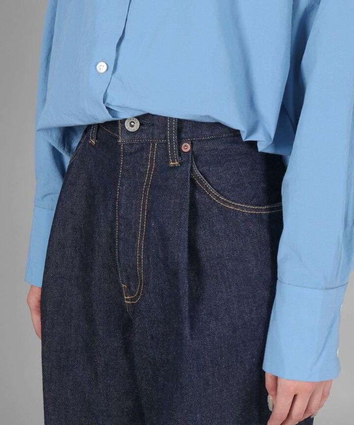 STPT6000 12.5oz BANAVE JEANS WIDE STRAIGHT,INDIGO, medium image number 3