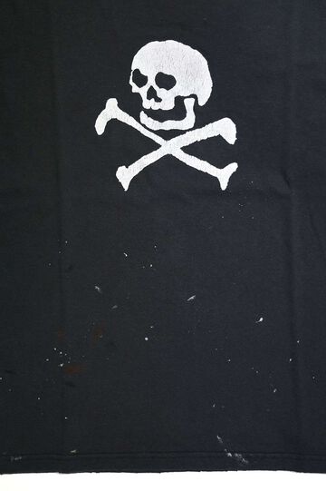 01-0118SK-61 Vintage Fade Skull Print T-Shirt,, small image number 3