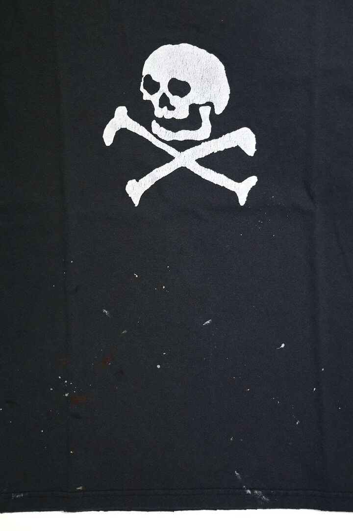 01-0118SK-61 Vintage Fade Skull Print T-Shirt,, medium image number 3