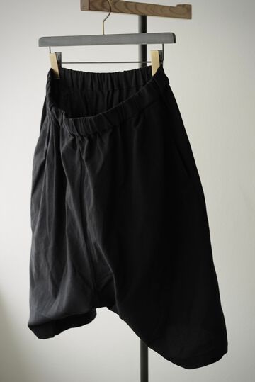 【CAPERTICA】CAP706PT33-BD Barathea Cloth / Sarrouel Shorts,BLACK, small image number 8