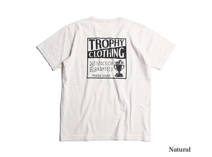 TR23SS-203 Box Logo OD Pocket Tee-NATURAL-38,NATURAL, medium image number 2
