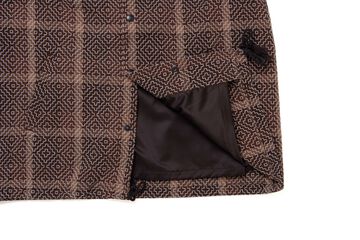 4618 Kakishibu Noragi Sashiko Coach Jacket,KAKISHIBU, small image number 6