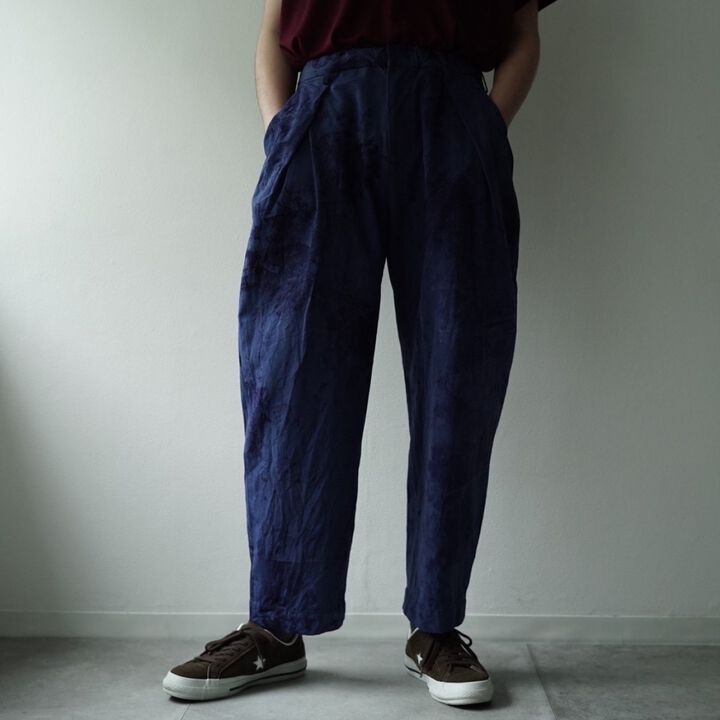 232PT02 Ancient Tusser W-tuck Pants-AO-M,AO, medium image number 28