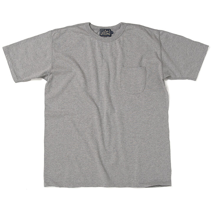 9916 Suvin Gold Loopwheel Pocket T-shirt (3 COLORS),MOCK GRAY, medium image number 2