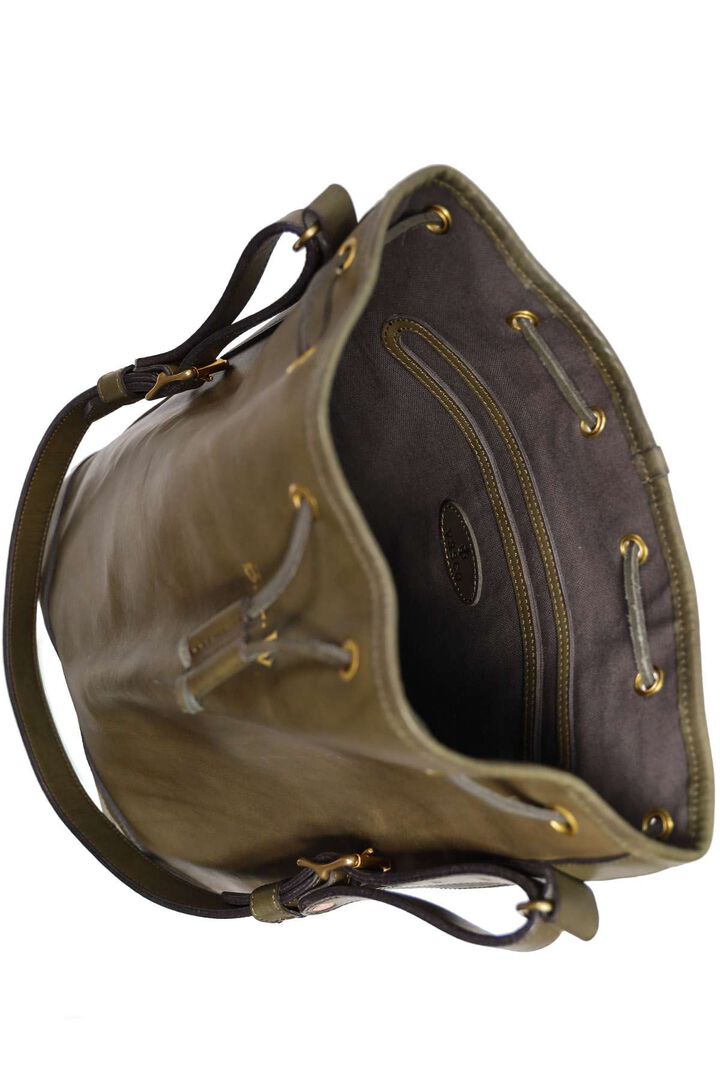 VS-213L LEATHER WANDER PURSE BAG,OLIVE, medium image number 2