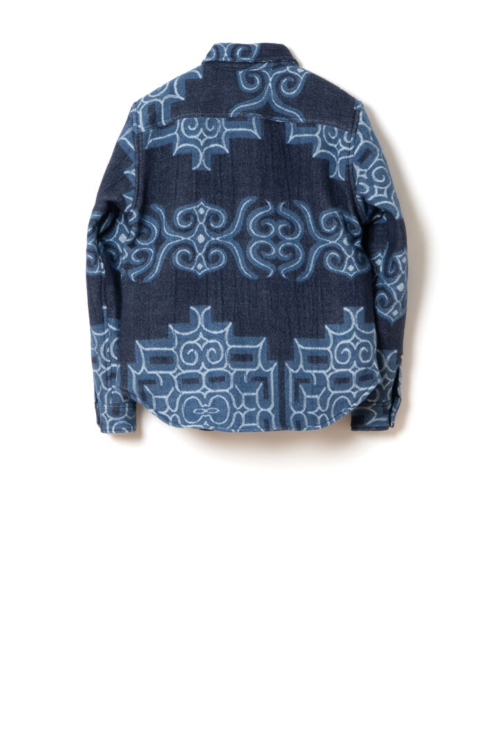SP-106 45th Ainu Blanket Shirts,NAVY, medium image number 1