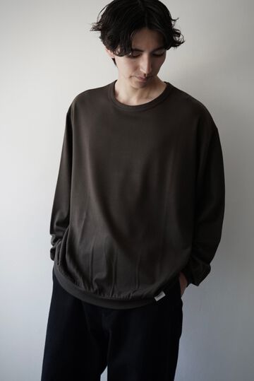 【CAPERTICA】CAP707CS32 Super140s Washable Wool MW_Jersey / Wool Trainer,OLIVE, small image number 6