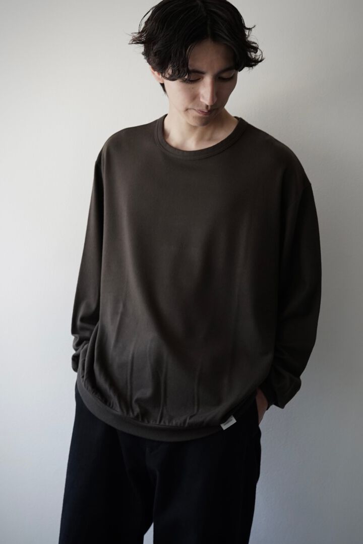 【CAPERTICA】CAP707CS32 Super140s Washable Wool MW_Jersey / Wool Trainer,OLIVE, medium image number 6