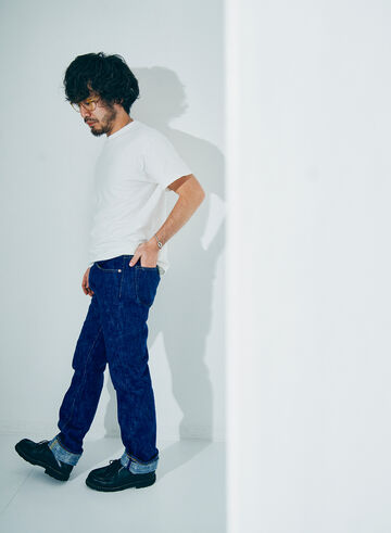 S710XX17OZ-SLB 17oz "MURAKUMO" SLUB SLIM STRAIGHT JEANS,, small image number 13