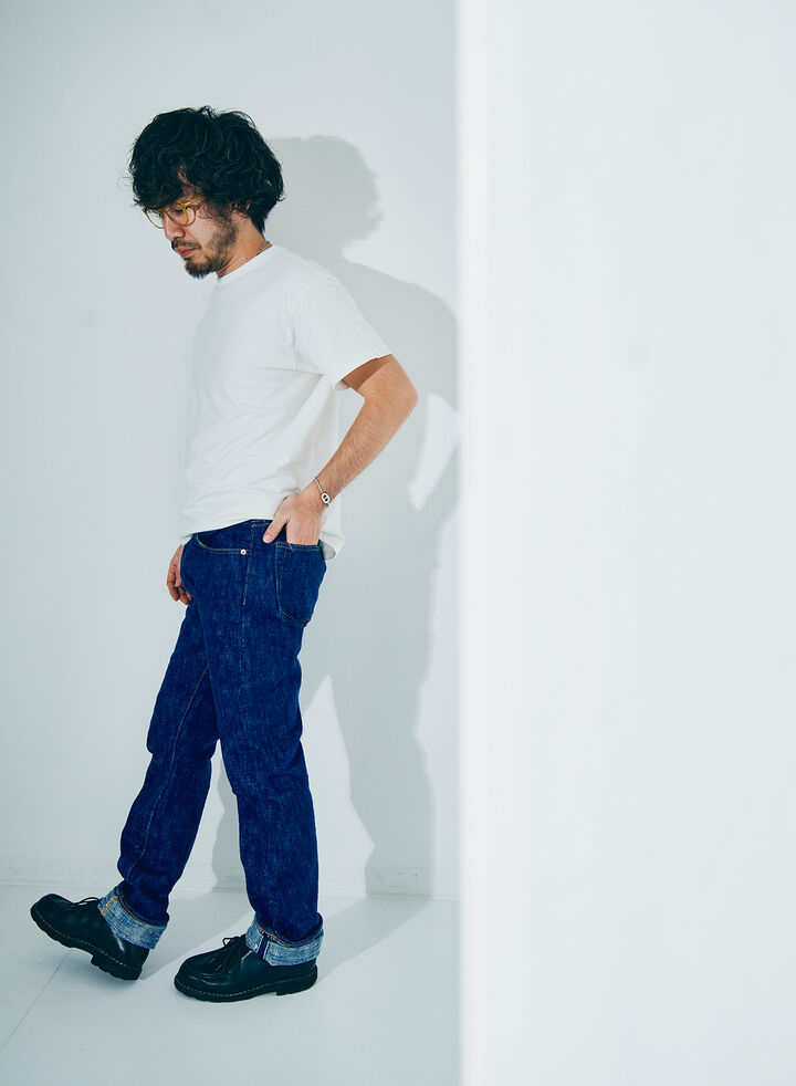 S710XX17OZ-SLB 17oz "MURAKUMO" SLUB SLIM STRAIGHT JEANS,, medium image number 13