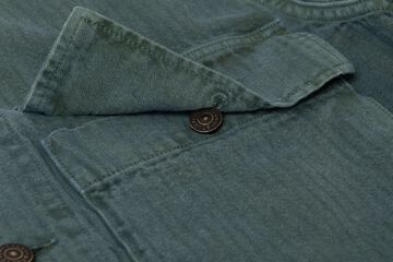 【Pre-Order】4673 Indigo Green Military Jacket,INDIGO GREEN, small image number 5