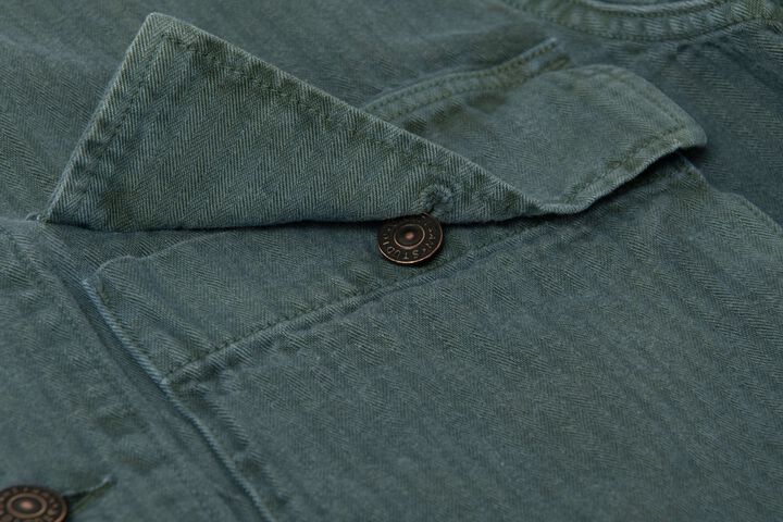 【Pre-Order】4673 Indigo Green Military Jacket,INDIGO GREEN, medium image number 5