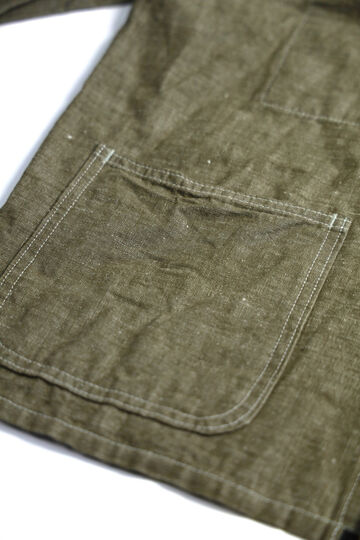ONI03101-HC 8.3oz Heavy Chambray Coverall-KHAKI OLIVE-38,KHAKI OLIVE, small image number 4
