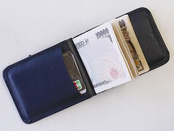 HYN-815BK Money Clip Wallet (Black),, small image number 4