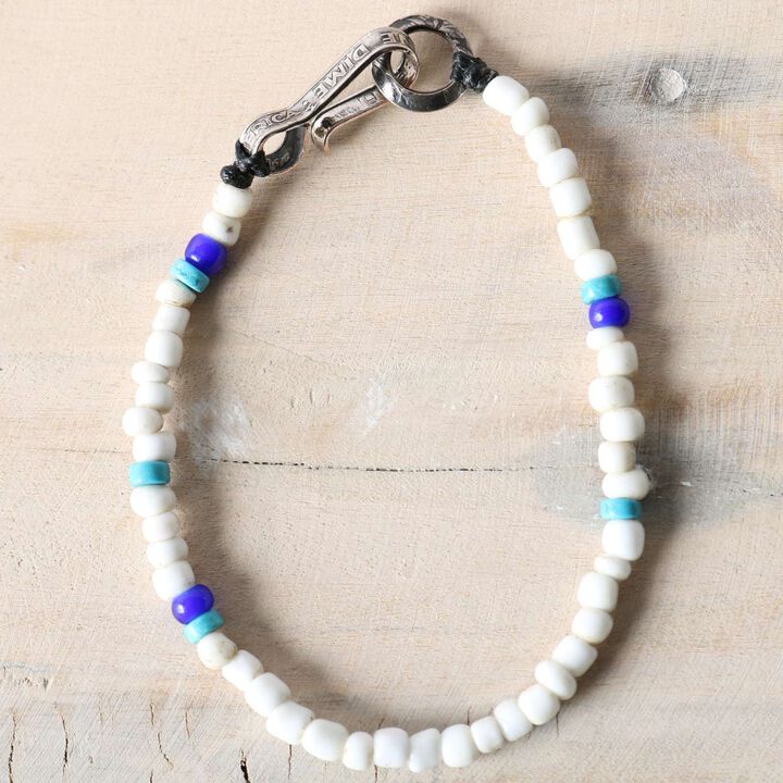 【NORTH WORKS】BR-8801W ANTIQUE BEADED BRACELET,RED, medium image number 4