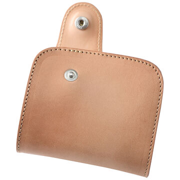 PAILOT RIVER PR-HR01-Z (REDMOON) Short Wallet PR-HR01-Z (Oil Leather Black
 Oil Leather Red Brown
 Oil Leather Dark Brown
 Saddle Leather Natural),OIL LEATHER DARK BROWN, small image number 5