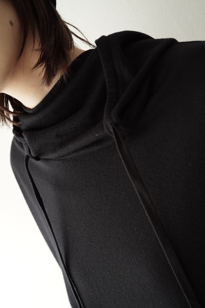 【CAPERTICA】CAP707CS35 Super140s Washable Wool MW_Jersey / F/G-Parka,BLACK, medium image number 4