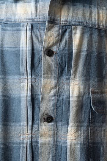 M6010J INIDIGO CHECK JACKET,02, small image number 1